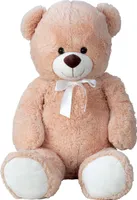 Riesen Teddybär Kuschelbär XXL 100 cm groß Braun Plüschbär Kuscheltier samtig weich