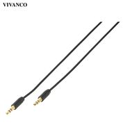 VIVANCO Hochwertiges Audio Kabel - Vivanco Klinkenverbindung 3,5 mm, 1 m
