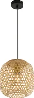 Globo Lighting Hängeleuchte Bambus naturfarben, 1x E27