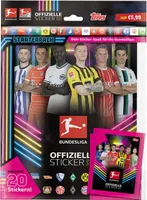 Topps Bundesliga Sammelsticker 2022/23 - 1 Album inkl. 20 Sticker
