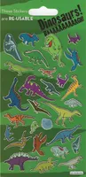 Dinosaurus - nálepka na opakované použitie SG27309 (jedna veľkosť) (farebná)