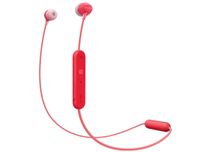 Sony WIC300 rot In-Ear Kopfhörer kabellos Bluetooth NFC Headset-Funktion Mikro