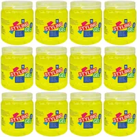 12x HEGRON Haargel STYLING GEL 500ml extra stark strong für jeden Haartyp