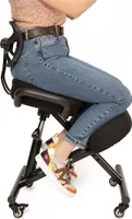 Ergonomická židle na klečení O'KNEEL LINEN s černým potahem
