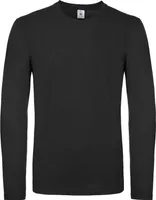 B&C Herren Langarm-T-Shirt #E150 RW6527 (3XL) (Schwarz)