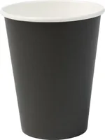 1000 Pappbecher 300ml Schwarz Coffee to Go Becher Einweg, Heißgetränke Cup