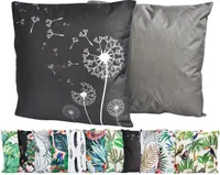 JACK Outdoor Lounge Kissen 45x45cm Motiv Dekokissen inkl. Füllung Wasserfest Sitzkissen Garten Stuhl, Farbe:Pusteblume
