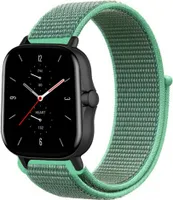 Strap-it Amazfit GTS 2 Nylonarmband (Mint)