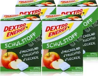 Dextro Energy Schulstoff Traubenzucker Apfel Geschmack 50g (4er Pack)