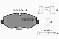 TEXTAR Bremsbeläge mit Zubehör Vorne (2922901) für IVECO Daily IV Line VI Citys