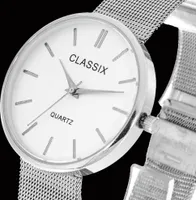 Damenuhr Classix Farbe silber mit Meshband 38mm