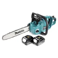 Makita DUC 353 M2 Akku Kettensäge 36V ( 2x18V ) Brushless 35 cm + 2x 4,0 Ah Akku - ohne Ladegerät