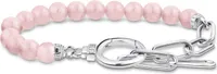Thomas Sabo A2134-035-9-L19V Silbernes Armband mit rosa Beads