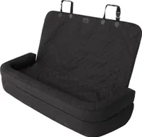 Hundeautositz, Hundebox, Hundebett, Transportboxen, Rückbank, Hundedecke, Hundekörbchen, Katzenbett, für kleine Hunde, 135 x 45 cm, Schwarz Oxford