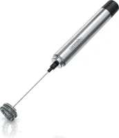 Arendo Stab Milchaufschäumer mit Einzel- und Dualquirl Handmilchaufschäumer mit Spezialspirale