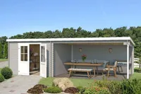 Gartenhaus St. Louis 701 x 319 cm carbongrau