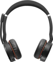 Jabra Evolve 75 Kabelloses Büro-Bluetooth-Headset Schwarz Rot