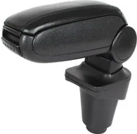 Mittelarmlehne Armlehne KLAPPBAR Leder Schwarz für Fiat 500 ab 2007-2017