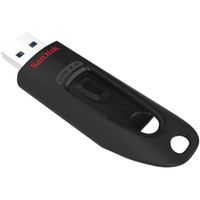 SanDisk Ultra - 128 GB - USB Typ-A - 3.0 - 100 MB/s - Dia - Schwarz