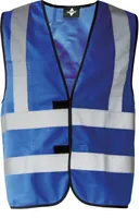Korntex KX140 | Warnweste mit vier Reflexstreifen EN ISO 20471 - Farbe: Royal Blue - Größe: S