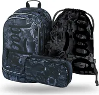 BAAGL SET 3 Core Technic: Rucksack, Federtasche, Tasche