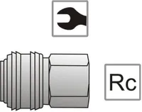 Schnellkupplung Innengewinde 1/2"