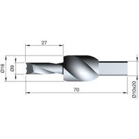 HSS Stufenbohrer Tris 18/19 mm