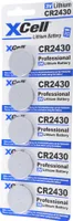 5er-Sparset CR2430 Lithium Batterie 3V, CR2430 Batterien im praktischen 5er Set
