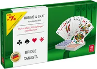 Spielkarten-Kassette Skat Romme Canasta Brigde