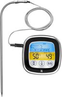 WMF BBQ Digitales Thermometer, Grillthermometer mit 5 Garstufen, LED-Touchdisplay, Timer, Magnethalterung