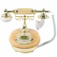 Retro Haustelefon Tischtelefon Bronzetelefon Festnetztelefon Tisch Telefon☀ 