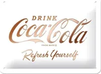 Nostalgic-Art - Blechschild 15x20 cm - Coca-Cola - Refresh Yourself