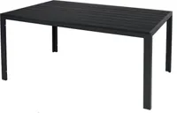 Alu Nonwood Gartentisch Esstisch Outdoortisch anthrazit 180x90cm