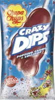Chupa Chups Crazy Dips Cola Lolly prickelnde Knisterbrause 14g