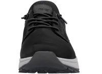 Rieker Herren Sneaker Halbschuh Gummizug Schnürschuh Leder 11050, Größe:41 EU, Farbe:Schwarz