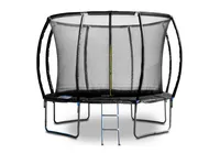 G21 Trampolina G21 SpaceJump, 305 cm, czarna, z siatką zabezpieczającą + wolne stopnie G21-6904268