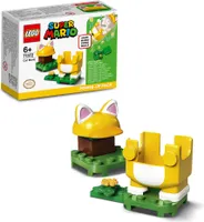 LEGO 71372 Super Mario Katzen-Mario - Anzug, Erweiterungsset, Power-Up Pack, Kletterwand-Kostüm