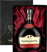 Sandomierski Met Trójniak-Drittel Geschenkset in einer seidenwattierten Verpackung | Honigwein 750ml | 13% Alkohol Metwein | Polnische Produktion