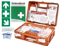Erste-Hilfe-Koffer Gastro für Betriebe nach aktueller DIN/EN 13157 inkl.  Augenspülung + Brandgel + detektierbare Pflaster + Hydrogelverbände