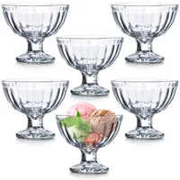 Eisbecher Eisschale Dessertschale aus Glas 180 ml 6 Stk.