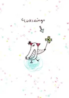 Postkarte Karindrawings "Glücksdings"