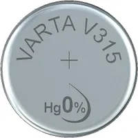 Varta V315, Siler-Oxid (S), 1.55 V, 20 mAh, 7.9 mm, 7.9 mm, 1.65 mm