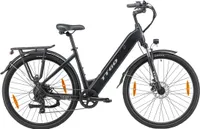 Elektrický bicykel TTGO HZ-28ST - Motor 250W Batéria 36V20AH 28-Palcové Pneumatiky Mechanická Kotúčová Brzda - Čierna