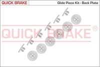 QUICK BRAKE Zubehörsatz Bremsbacken Hinten (6858K) für Polo IV SKODA Fabia I VW