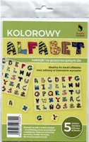 Priehľadné abecedné samolepky 5 ks