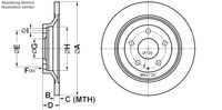 2x Bremsscheibe Voll Ø 303 mm Hinten (24.0110-0381.1) u.a. für Mazda Hinten von ATE (Set24.0110-0381.1) Bremsanlage Bremsscheibenset, Scheibenbremse, Satz, Bremsscheibensatz