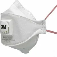 Mundschutz Maske FFP3 Atemschutzmaske Gesichtsmaske Mund Nasenschutz mit Ventil 3M™ Aura™ 9332+ , Stück:1