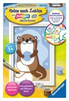 Ravensburger Malen nach Zahlen 20291 - Fröhlicher Otter - Kinder ab 7 Jahren