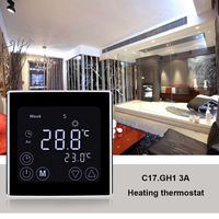 Wifi Digital Thermostat Raumthermostat Fußbodenheizung LCD Wandheizung Schwarz 