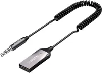 Ugreen Bluetooth audio přijímač 5,3 kabel USB audio adaptér AUX jack černý (70601 CM309)